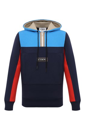 Мужской хлопковое худи ICEBERG разноцветного цвета по цене 26200 руб., арт. 21E I1P0/E300/6302 | Фото 1 Мужской хлопковое худи ICEBERG разноцветного цвета, арт. 21E I1P0/E300/6302 | Фото 1