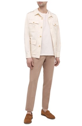 Мужская куртка из хлопка и льна RALPH LAUREN белого цвета по цене 148000 руб., арт. 798838200 | Фото 2 Мужская куртка из хлопка и льна RALPH LAUREN белого цвета, арт. 798838200 | Фото 2