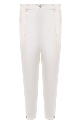 Мужские льняные брюки GIORGIO ARMANI белого цвета по цене 94950 руб., арт. 1SGPP0HH/T02JV | Фото 1 Мужские льняные брюки GIORGIO ARMANI белого цвета, арт. 1SGPP0HH/T02JV | Фото 1 (Длина (брюки, джинсы): Стандартные; Материал внешний: Лен; Случай: Повседневный; Стили: Кэжуэл)