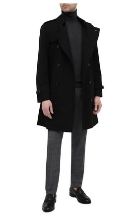 Мужские шерстяные брюки DOLCE & GABBANA серого цвета по цене 54800 руб., арт. GY7BMT/FQ2LY | Фото 2 Мужские шерстяные брюки DOLCE & GABBANA серого цвета, арт. GY7BMT/FQ2LY | Фото 2