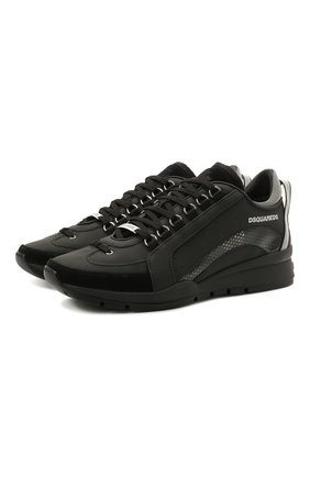 Мужские кожаные кроссовки 551 DSQUARED2 черного цвета по цене 39950 руб., арт. SNM0153 30801660 | Фото 1 Мужские кожаные кроссовки 551 DSQUARED2 черного цвета, арт. SNM0153 30801660 | Фото 1