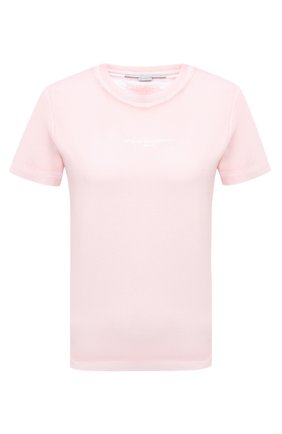Женская хлопковая футболка STELLA MCCARTNEY розового цвета по цене 36050 руб., арт. 602907/S0W56 | Фото 1 Женская хлопковая футболка STELLA MCCARTNEY розового цвета, арт. 602907/S0W56 | Фото 1 (Материал внешний: Хлопок; Длина (для топов): Стандартные; Рукава: Короткие; Стили: Спорт-шик; Женское Кросс-КТ: Футболка-одежда; Принт: Без принта; Региональные ограничения белый список (Axapta Mercury): RU)