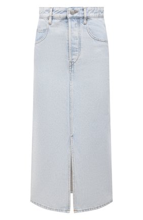 Женская джинсовая юбка ISABEL MARANT ETOILE светло-голубого цвета по цене 22700 руб., арт. JU1245-21P019E/LAURINA | Фото 1 Женская джинсовая юбка ISABEL MARANT ETOILE светло-голубого цвета, арт. JU1245-21P019E/LAURINA | Фото 1