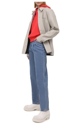 Женский хлопковое худи MSGM красного цвета по цене 21050 руб., арт. 3041MDM86 217299 | Фото 2 Женский хлопковое худи MSGM красного цвета, арт. 3041MDM86 217299 | Фото 2