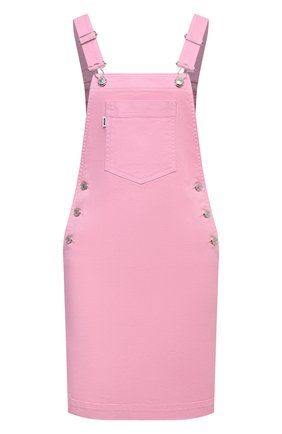 Женский джинсовый комбинезон MSGM светло-розового цвета по цене 21050 руб., арт. 3041MDA44T 217279 | Фото 1 Женский джинсовый комбинезон MSGM светло-розового цвета, арт. 3041MDA44T 217279 | Фото 1