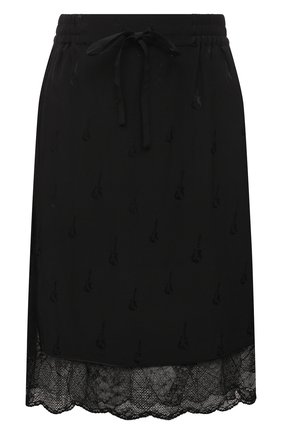 Женская шелковая юбка ZADIG&VOLTAIRE черного цвета по цене 29950 руб., арт. PWGCP0301F | Фото 1 Женская шелковая юбка ZADIG&VOLTAIRE черного цвета, арт. PWGCP0301F | Фото 1