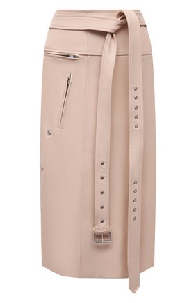 Женская кожаная юбка ALEXANDER MCQUEEN светло-бежевого цвета по цене 285000 руб., арт. 659798/Q5AGE | Фото 1 Женская кожаная юбка ALEXANDER MCQUEEN светло-бежевого цвета, арт. 659798/Q5AGE | Фото 1 (Длина Ж (юбки, платья, шорты): Миди; Материал подклада: Шелк; Стили: Гламурный; Женское Кросс-КТ: Юбка-одежда; Материал внешний: Натуральная кожа)