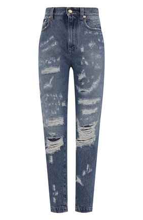 Женские джинсы DOLCE & GABBANA синего цвета по цене 94100 руб., арт. FTBXGD/GDZ32 | Фото 1 Женские джинсы DOLCE & GABBANA синего цвета, арт. FTBXGD/GDZ32 | Фото 1