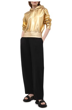 Женский хлопковое худи VALENTINO золотого цвета по цене 94650 руб., арт. VB3MF09F6A2 | Фото 2 Женский хлопковое худи VALENTINO золотого цвета, арт. VB3MF09F6A2 | Фото 2