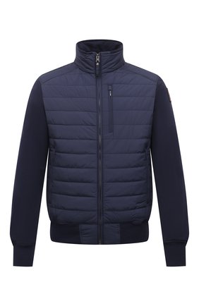 Мужской комбинированный бомбер elliot PARAJUMPERS темно-синего цвета по цене 27750 руб., арт. FP02/ELLI0T | Фото 1 Мужской комбинированный бомбер elliot PARAJUMPERS темно-синего цвета, арт. FP02/ELLI0T | Фото 1