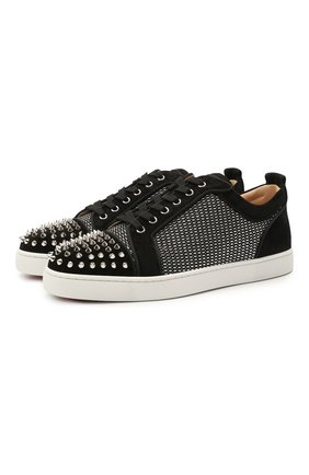 Мужские кеды louis junior spikes orlato CHRISTIAN LOUBOUTIN черного цвета по цене 86250 руб., арт. 1210852/L0UIS JUNI0R SPIKES 0RLAT0 FLAT | Фото 1 Мужские кеды louis junior spikes orlato CHRISTIAN LOUBOUTIN черного цвета, арт. 1210852/L0UIS JUNI0R SPIKES 0RLAT0 FLAT | Фото 1