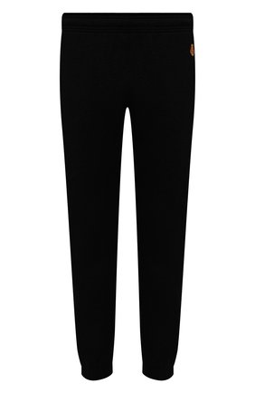 Мужские хлопковые джоггеры KENZO черного цвета, арт. FB55PA7114ML | Фото 1 (Материал внешний: Хлопок; Длина (брюки, джинсы): Стандартные; Силуэт М (брюки): Джоггеры; Стили: Спорт-шик)