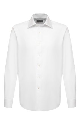 Мужская хлопковая сорочка CANALI белого цвета по цене 23900 руб., арт. N705/GR01592 | Фото 1 Мужская хлопковая сорочка CANALI белого цвета, арт. N705/GR01592 | Фото 1