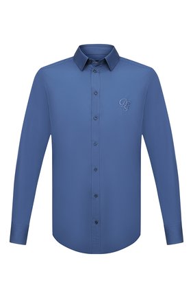 Мужская хлопковая рубашка DOLCE & GABBANA синего цвета по цене 58250 руб., арт. G5EJ1Z/GEN98 | Фото 1 Мужская хлопковая рубашка DOLCE & GABBANA синего цвета, арт. G5EJ1Z/GEN98 | Фото 1 (Длина (для топов): Стандартные; Рукава: Длинные; Материал внешний: Хлопок; Случай: Повседневный; Воротник: Кент; Рубашки М: Slim Fit; Принт: Однотонные; Стили: Кэжуэл; Манжеты: На пуговицах; Региональные ограничения белый список (Axapta Mercury): RU)