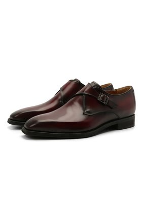 Мужские кожаные монки BERLUTI бордового цвета по цене 180000 руб., арт. S5270-001 | Фото 1 Мужские кожаные монки BERLUTI бордового цвета, арт. S5270-001 | Фото 1