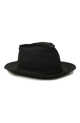Мужская шерстяная шляпа YOHJI YAMAMOTO черного цвета по цене 41050 руб., арт. HD-H07-100 | Фото 1 Мужская шерстяная шляпа YOHJI YAMAMOTO черного цвета, арт. HD-H07-100 | Фото 1
