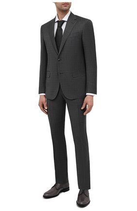 Мужской шерстяной костюм CORNELIANI темно-серого цвета по цене 149000 руб., арт. 87N268-1117216/92 Q1 | Фото 1 Мужской шерстяной костюм CORNELIANI темно-серого цвета, арт. 87N268-1117216/92 Q1 | Фото 1