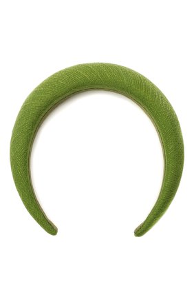 Женский ободок для волос FLOWER ME зеленого цвета по цене 11000 руб., арт. HAIRBAND-LI008010L | Фото 1 Женский ободок для волос FLOWER ME зеленого цвета, арт. HAIRBAND-LI008010L | Фото 1