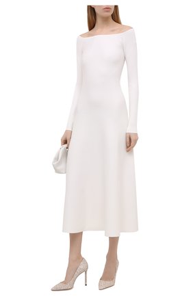 Женские туфли romy 100 с глиттером JIMMY CHOO золотого цвета по цене 61400 руб., арт. R0MY 100/GTZ | Фото 2 Женские туфли romy 100 с глиттером JIMMY CHOO золотого цвета, арт. R0MY 100/GTZ | Фото 2