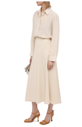 Женские кожаные босоножки PROENZA SCHOULER коричневого цвета по цене 52800 руб., арт. PS36021A/13005 | Фото 2 Женские кожаные босоножки PROENZA SCHOULER коричневого цвета, арт. PS36021A/13005 | Фото 2