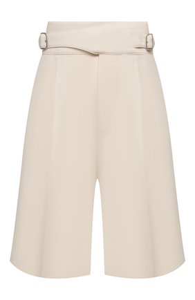 Женские шерстяные шорты RALPH LAUREN кремвого цвета по цене 68850 руб., арт. 290840159 | Фото 1 Женские шерстяные шорты RALPH LAUREN кремвого цвета, арт. 290840159 | Фото 1 (Длина Ж (юбки, платья, шорты): Мини; Материал подклада: Шелк; Материал внешний: Шерсть; Кросс-КТ: Широкие; Женское Кросс-КТ: Шорты-одежда; Стили: Кэжуэл)