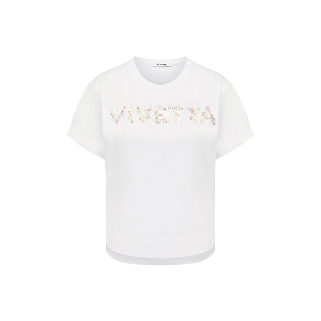 фото Хлопковая футболка vivetta