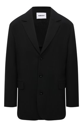 Женский жакет из вискозы AMBUSH черного цвета по цене 96850 руб., арт. BWEN009S21FAB001 | Фото 1 Женский жакет из вискозы AMBUSH черного цвета, арт. BWEN009S21FAB001 | Фото 1