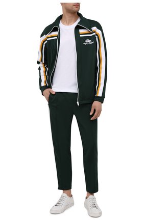 Мужские брюки lacoste x ricky regal LACOSTE темно-зеленого цвета по цене 14980 руб., арт. XH1744 | Фото 2 Мужские брюки lacoste x ricky regal LACOSTE темно-зеленого цвета, арт. XH1744 | Фото 2