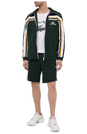 Мужская хлопковая футболка lacoste x ricky regal LACOSTE белого цвета по цене 8980 руб., арт. TH1745 | Фото 2 Мужская хлопковая футболка lacoste x ricky regal LACOSTE белого цвета, арт. TH1745 | Фото 2