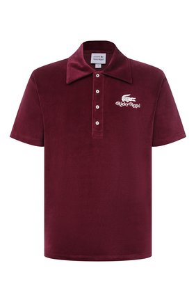Мужское хлопковое поло lacoste x ricky regal LACOSTE красного цвета по цене 17980 руб., арт. PH1693 | Фото 1 Мужское хлопковое поло lacoste x ricky regal LACOSTE красного цвета, арт. PH1693 | Фото 1