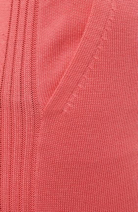 Женские шорты из шелка и хлопка LORO PIANA розового цвета, арт. FAI1072 | Фото 5 (Женское Кросс-КТ: Шорты-одежда; Материал внешний: Шелк, Хлопок; Региональные ограничения белый список (Axapta Mercury): RU; Длина Ж (юбки, платья, шорты): Миди; Стили: Кэжуэл)