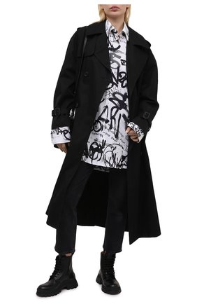 Женские кожаные ботинки DSQUARED2 черного цвета по цене 57150 руб., арт. ABW0128 01503900 | Фото 2 Женские кожаные ботинки DSQUARED2 черного цвета, арт. ABW0128 01503900 | Фото 2