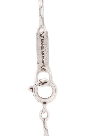 Женское колье ISABEL MARANT серебряного цвета по цене 32850 руб., арт. RC0192-21P005B | Фото 3 Женское колье ISABEL MARANT серебряного цвета, арт. RC0192-21P005B | Фото 3