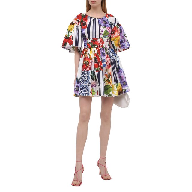 фото Хлопковое платье dolce & gabbana