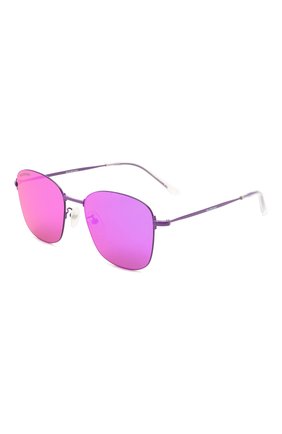 Женские солнцезащитные очки BALENCIAGA фиолетового цвета, арт. 585813/T0005 | Фото 1 (Материал: Металл; Тип очков: С/з; Очки форма: Квадратные)