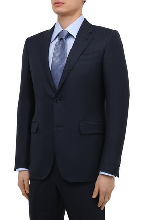 Мужской шерстяной костюм ERMENEGILDO ZEGNA темно-синего цвета по цене 299500 руб., арт. 922609/221225 | Фото 2 Мужской шерстяной костюм ERMENEGILDO ZEGNA темно-синего цвета, арт. 922609/221225 | Фото 2