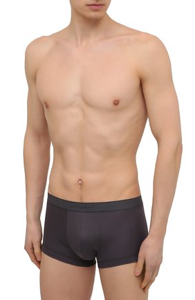 Мужские хлопковые боксеры ZIMMERLI темно-серого цвета по цене 7995 руб., арт. 286-1445 | Фото 2 Мужские хлопковые боксеры ZIMMERLI темно-серого цвета, арт. 286-1445 | Фото 2