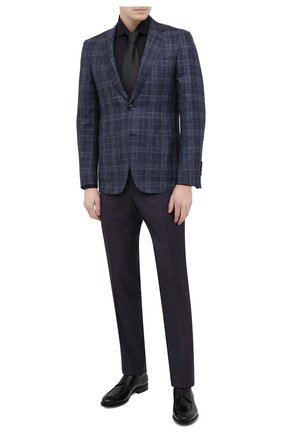 Мужская хлопковая сорочка CORNELIANI черного цвета по цене 20600 руб., арт. 87P156-1111408/00 | Фото 2 Мужская хлопковая сорочка CORNELIANI черного цвета, арт. 87P156-1111408/00 | Фото 2 (Длина (для топов): Стандартные; Рукава: Длинные; Материал внешний: Хлопок; Случай: Формальный; Принт: Однотонные; Воротник: Акула; Стили: Классический; Рубашки М: Slim Fit; Манжеты: На пуговицах)