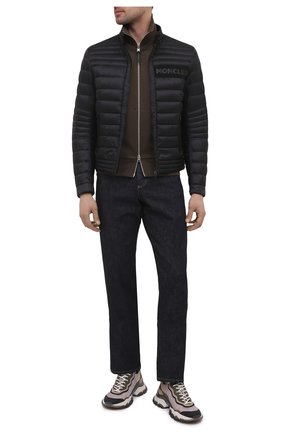 Мужские комбинированные кроссовки leave no trace MONCLER разноцветного цвета по цене 56900 руб., арт. G1-09A-4M732-00-02SR3 | Фото 2 Мужские комбинированные кроссовки leave no trace MONCLER разноцветного цвета, арт. G1-09A-4M732-00-02SR3 | Фото 2