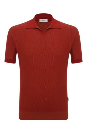 Мужское хлопковое поло Z ZEGNA красного цвета по цене 31850 руб., арт. VWU11/ZZ135 | Фото 1 Мужское хлопковое поло Z ZEGNA красного цвета, арт. VWU11/ZZ135 | Фото 1