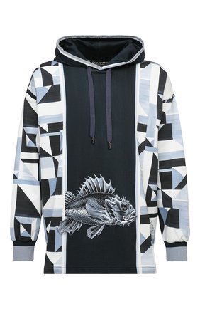 Мужской хлопковое худи DOLCE & GABBANA голубого цвета по цене 73400 руб., арт. G9SI5T/FI7XE | Фото 1 Мужской хлопковое худи DOLCE & GABBANA голубого цвета, арт. G9SI5T/FI7XE | Фото 1