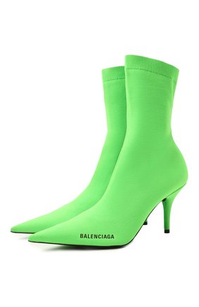 Женские текстильные ботильоны knife BALENCIAGA зеленого цвета по цене 494000 тенге, арт. 616246/W1802 | Фото 1 Женские текстильные ботильоны knife BALENCIAGA зеленого цвета, арт. 616246/W1802 | Фото 1 (Подошва: Плоская; Материал внешний: Текстиль; Каблук высота: Высокий; Материал внутренний: Текстиль; Каблук тип: Шпилька; Материал утеплителя: Без утеплителя; Длина стельки: 26,5)