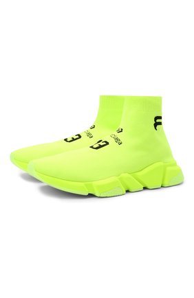 Мужские текстильные кроссовки speed BALENCIAGA желтого цвета по цене 87100 руб., арт. 645734/W2DBV | Фото 1 Мужские текстильные кроссовки speed BALENCIAGA желтого цвета, арт. 645734/W2DBV | Фото 1