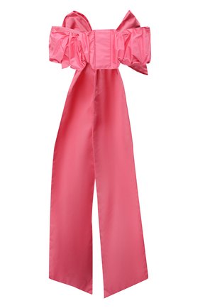 Женский пояс REDVALENTINO светло-розового цвета, арт. VQ2T0B29/BAA | Фото 2 (Материал: Текстиль, Синтетический материал; Кросс-КТ: Широкие)