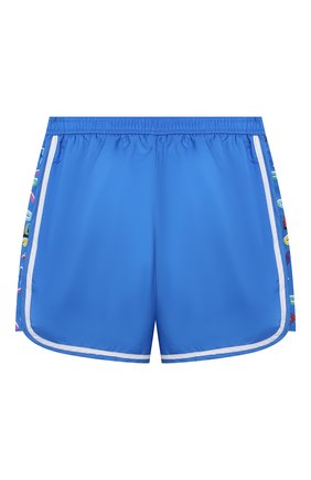 Детские плавки-шорты MOSCHINO синего цвета по цене 16350 руб., арт. HUL014/LKA02/10A-14A | Фото 2 Детские плавки-шорты MOSCHINO синего цвета, арт. HUL014/LKA02/10A-14A | Фото 2 (Материал внешний: Синтетический материал; Кросс-КТ: Пляж; Региональные ограничения белый список (Axapta Mercury): RU; Ростовка одежда: 10 - 11 лет | 140 - 146см, 12 лет | 152 см)