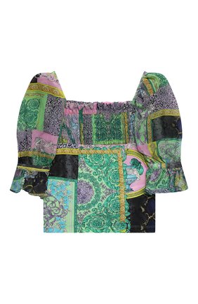 Детский топ из вискозы VERSACE разноцветного цвета по цене 34150 руб., арт. 1000035/1A00298/8A-14A | Фото 1 Детский топ из вискозы VERSACE разноцветного цвета, арт. 1000035/1A00298/8A-14A | Фото 1 (Материал внешний: Вискоза; Рукава: Длинные; Девочки Кросс-КТ: топ-одежда; Ростовка одежда: 10 - 11 лет | 140 - 146см, 12 лет | 152 см, 16 лет | 164 см, 8 лет | 128 см)