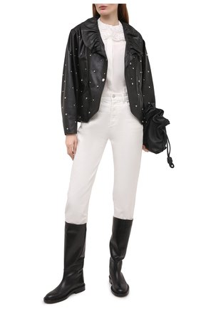 Женская кожаная куртка ISABEL MARANT черного цвета по цене 314500 руб., арт. VE1591-21E001I/ANEPAL | Фото 2 Женская кожаная куртка ISABEL MARANT черного цвета, арт. VE1591-21E001I/ANEPAL | Фото 2