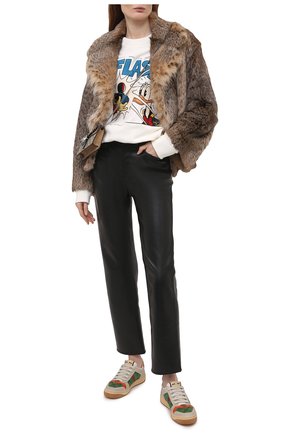 Женский хлопковый свитшот disney x gucci GUCCI белого цвета по цене 88200 руб., арт. 617964/XJDA5 | Фото 2 Женский хлопковый свитшот disney x gucci GUCCI белого цвета, арт. 617964/XJDA5 | Фото 2