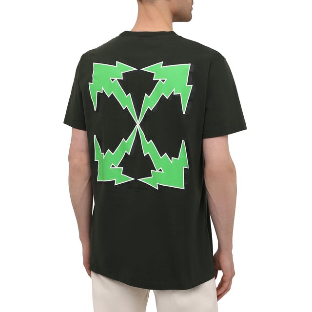 фото Хлопковая футболка off-white