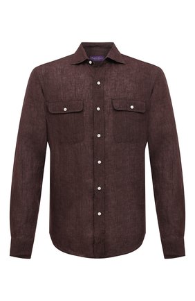 Мужская льняная рубашка RALPH LAUREN коричневого цвета по цене 44100 руб., арт. 790836054 | Фото 1 Мужская льняная рубашка RALPH LAUREN коричневого цвета, арт. 790836054 | Фото 1 (Рукава: Длинные; Материал внешний: Лен; Длина (для топов): Стандартные; Стили: Кэжуэл; Случай: Повседневный; Принт: Однотонные; Рубашки М: Regular Fit; Манжеты: На пуговицах; Воротник: Акула; Региональные ограничения белый список (Axapta Mercury): RU)